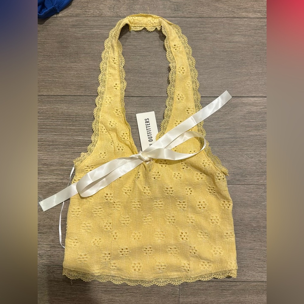 Yellow size Small Urban Outfitters halter top